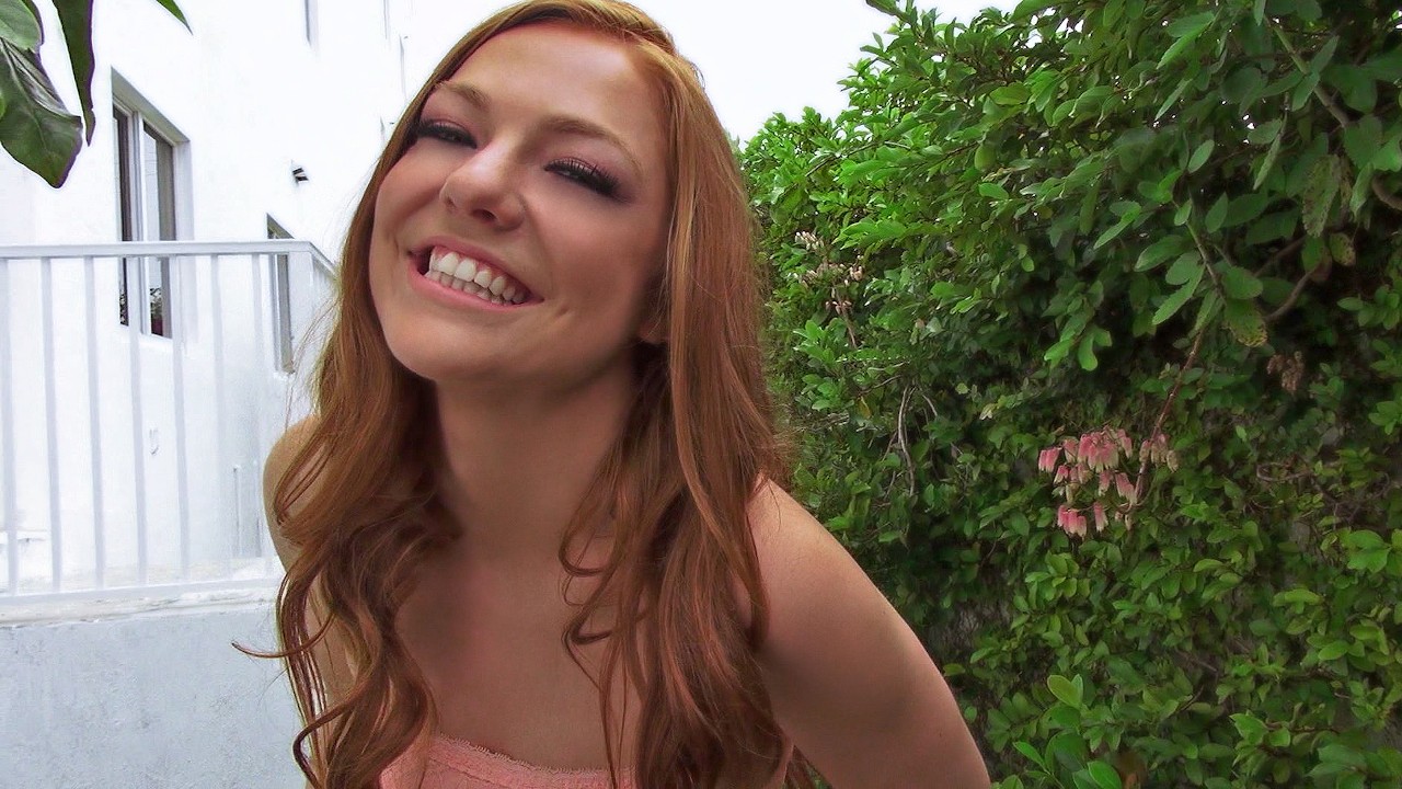 Farrah Flower in I Know That Girl XXX video: Redhead Sucks Cock Like a Pro